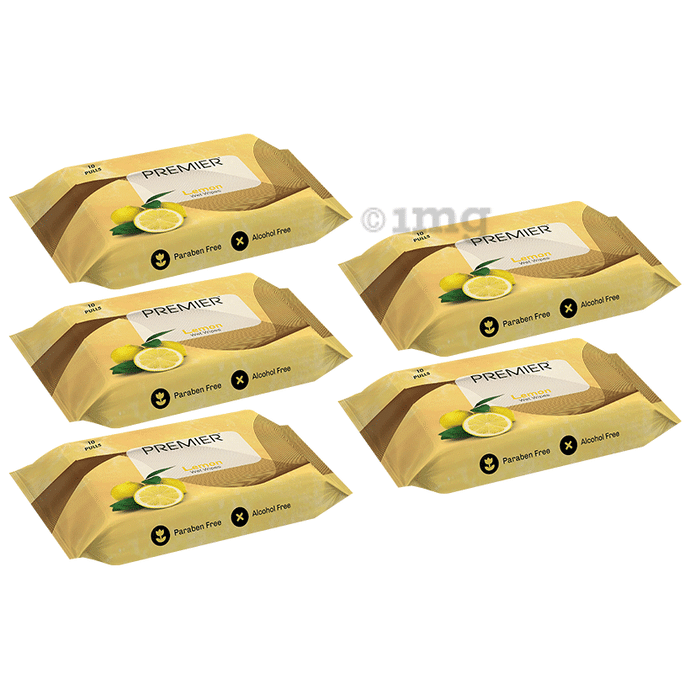 Premier Tissues Lemon Wet Wipe (10 Each)