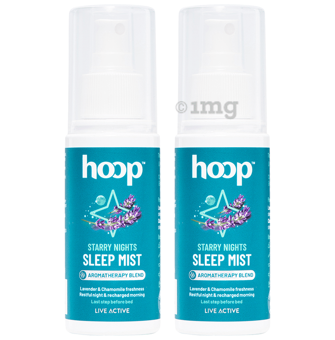 Hoop Sleep Mist - Lavender Pillow Spray for Better Sleep Quality, Good Sleep Aid (100ml Each)
