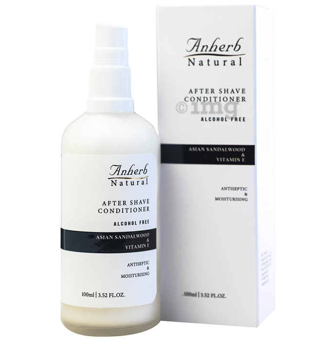 Anherb Natural After Shave Conditioner Alcohol Free Asian Sandalwood
