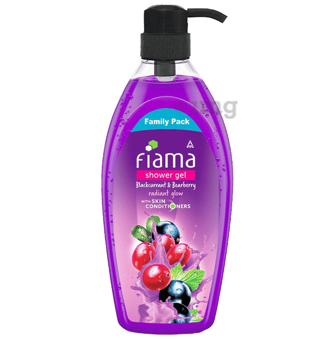 Fiama Shower Gel Blackcurrant & Bearberry Family Pack
