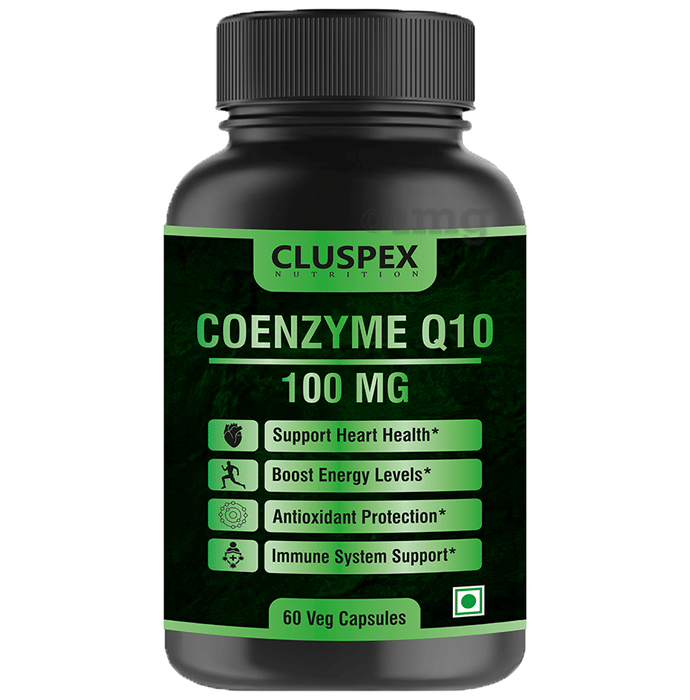 Cluspex Nutrition Coenzyme Q10 100mg Veg Capsule