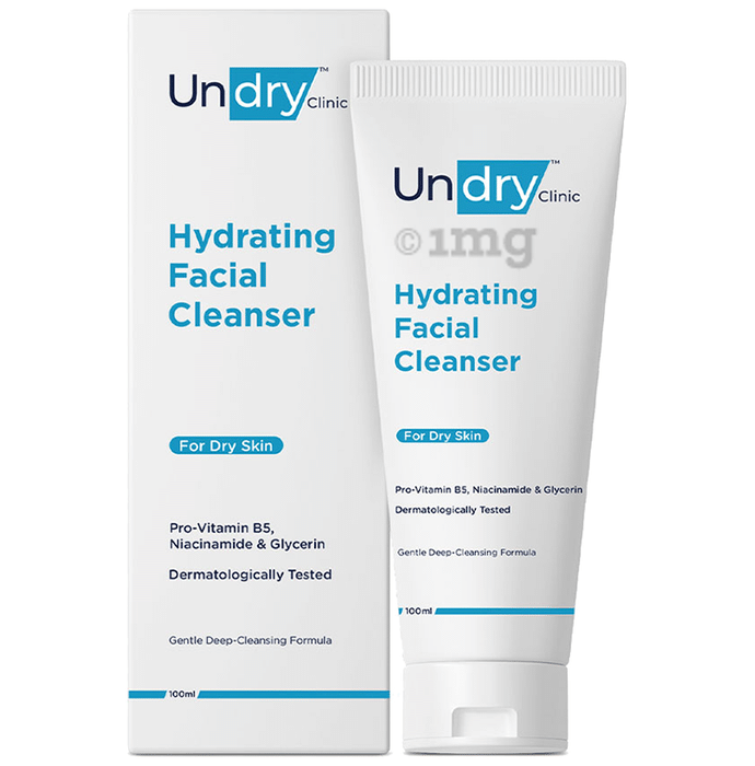 Undry Hydrating Facial Cleanser for Dry Skin