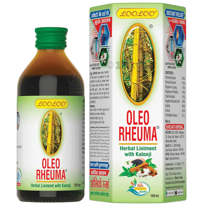 LooLoo Oleo Rheuma Herbal Liniment with Kalonji