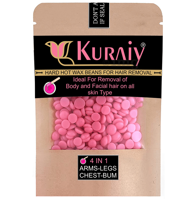 Kuraiy Hard Hot Wax Beans for Hair Removal