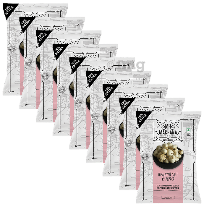 Mr Makhana Himalayan Salt & Pepper (25gm Each)