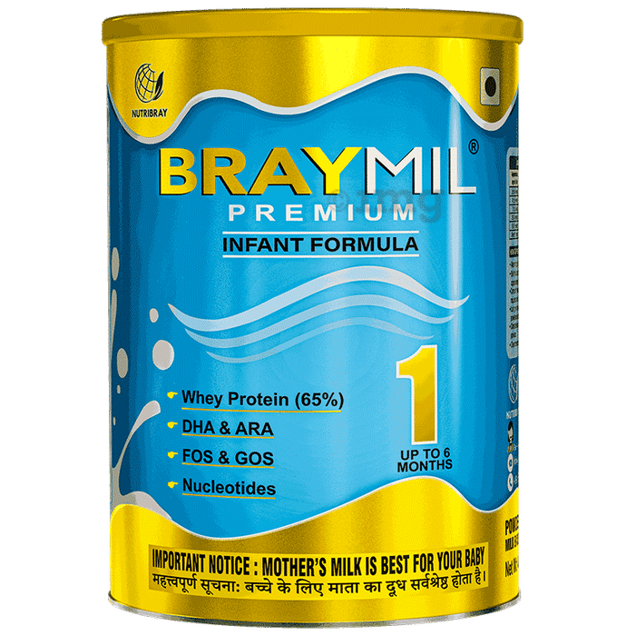 Braymil Premium Infant Formula 1 for Up to 6 Months Powder