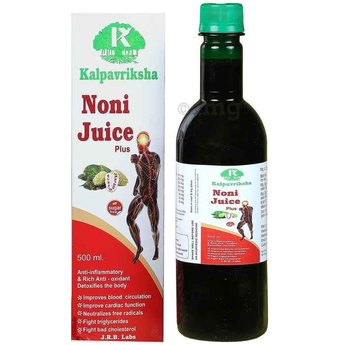 Kalpavriksha Noni Juice Plus (500ml Each) Sugar Free