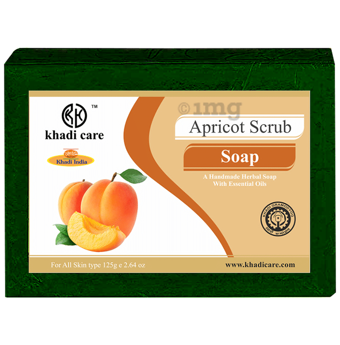 Khadi Care Apricot Scrub Soap