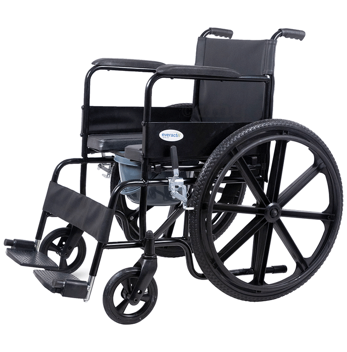 Everactiv by HCAH Foldable Wheelchair with Commode