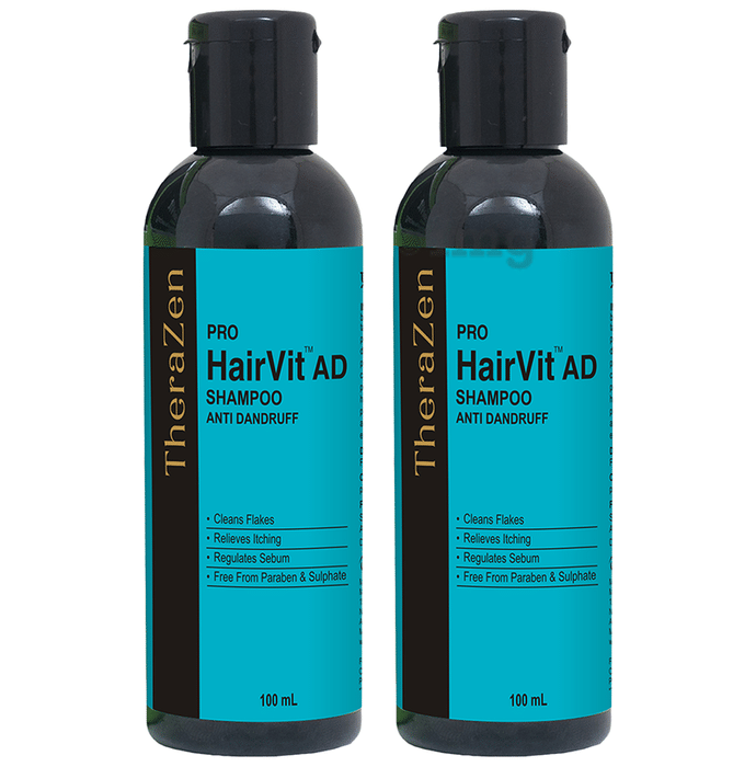 Millennium Herbal Care Pro HairVit AD Anti Dandruff Shampoo (100ml Each)