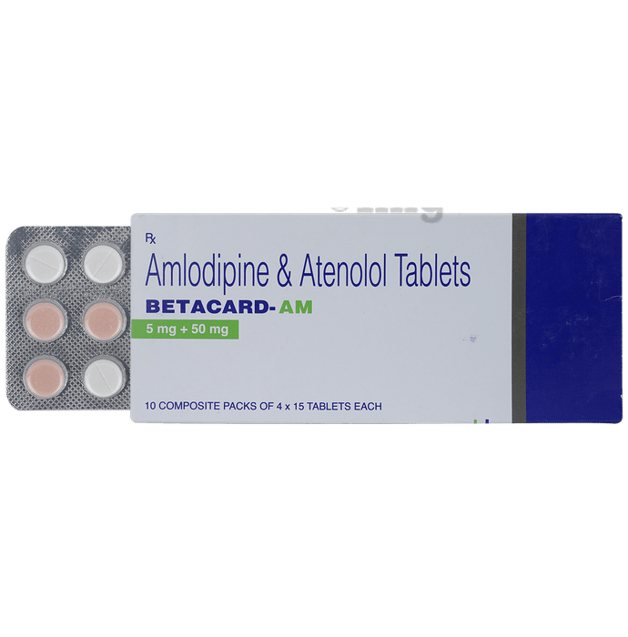 Betacard-AM 5mg/50mg Tablet