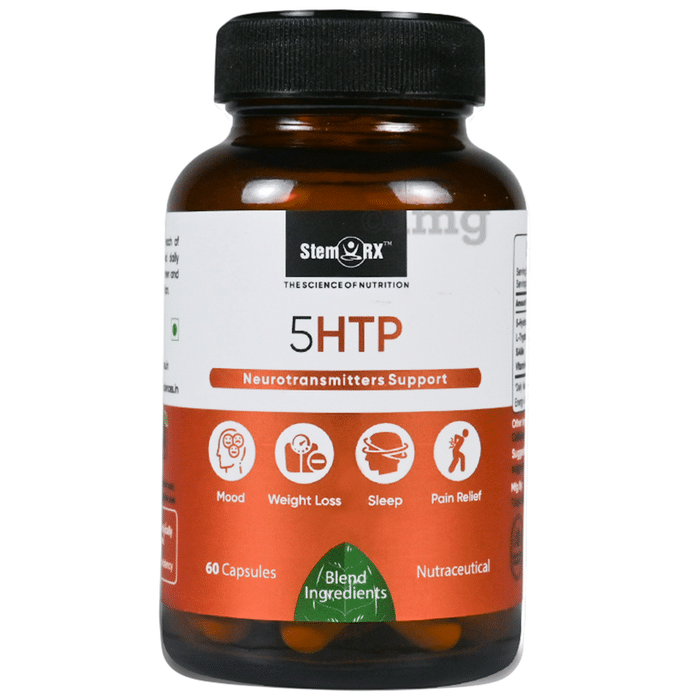 StemRx 5HTP Capsule Pain Relief Improve Mood Sleep Support Supplement