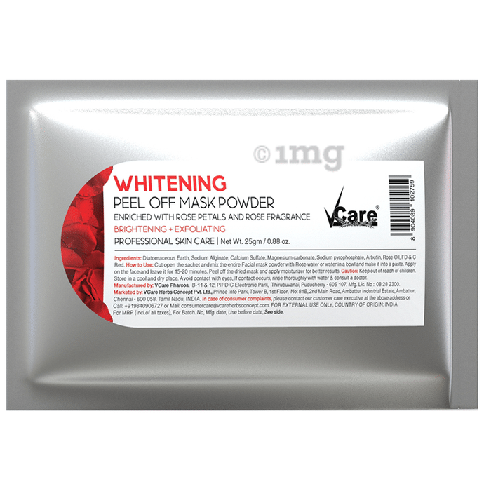 VCare Whitening Peel Off Mask Powder