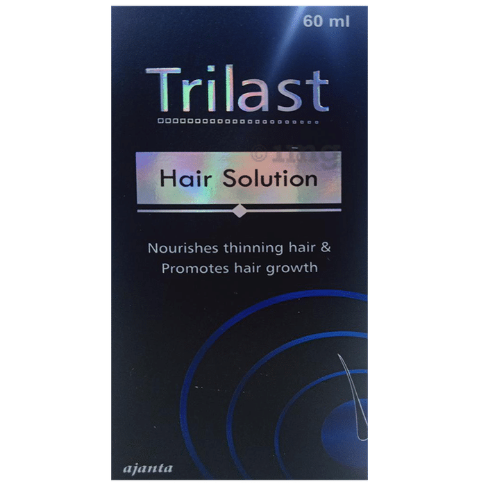 Trilast Hair Solution: Buy bottle of 60 ml Solution at best price in India  | 1mg