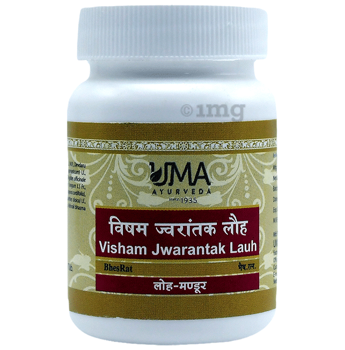 Uma Ayurveda Visham Jwarantak Lauh Tablet