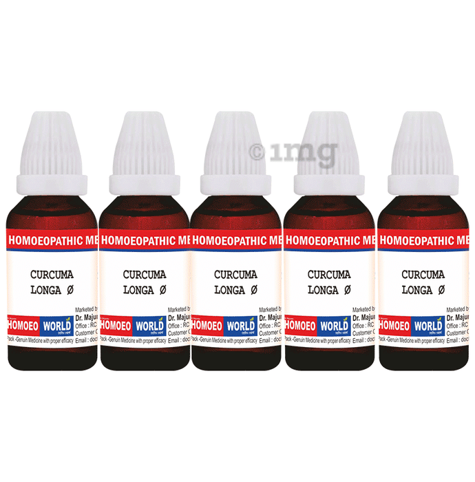 Dr. Majumder Homeo World Curcuma Longa Mother Tincture (30ml Each) Q