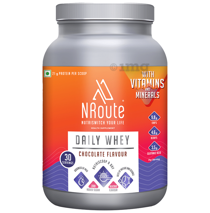 Nroute Daily Whey Protein Powder Chocolate