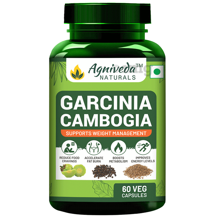 Agniveda Naturals Garcinia Cambogia Veg Capsules