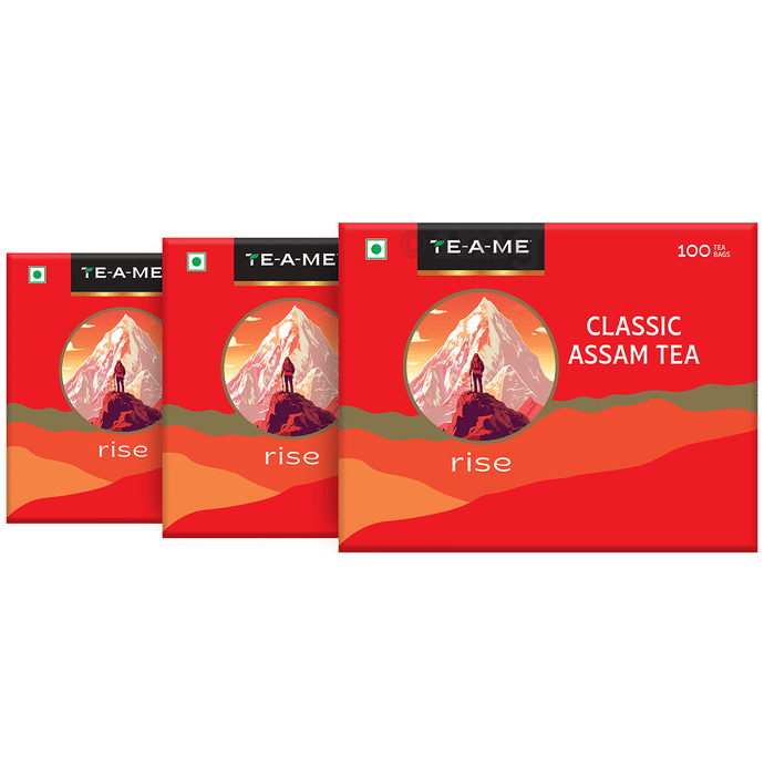 TE-A-ME Classic Assam Black Tea Bags (100 Each)