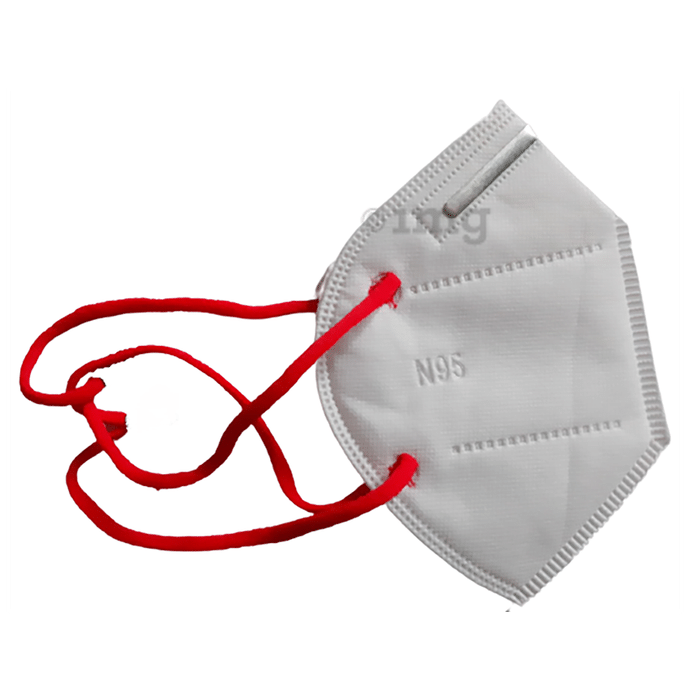 Safe M N95 Protective Mask with Elastic Head Loop Mask
