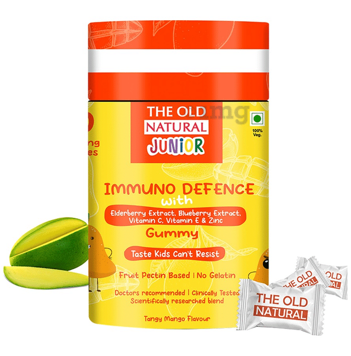 The Old Natural Junior Immuno Defence Gummy Tangy Mango