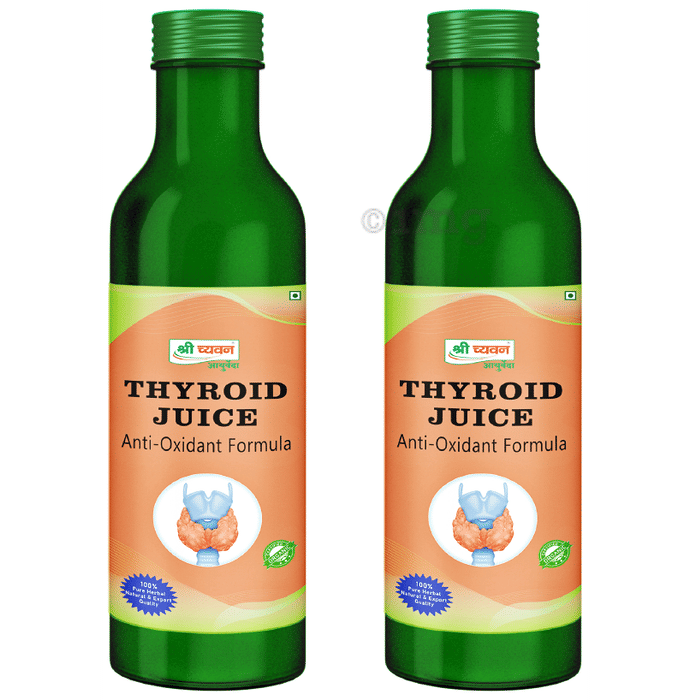 Shri Chyawan Thyroid Juice (500ml Each) Buy combo pack of 2 bottles at
