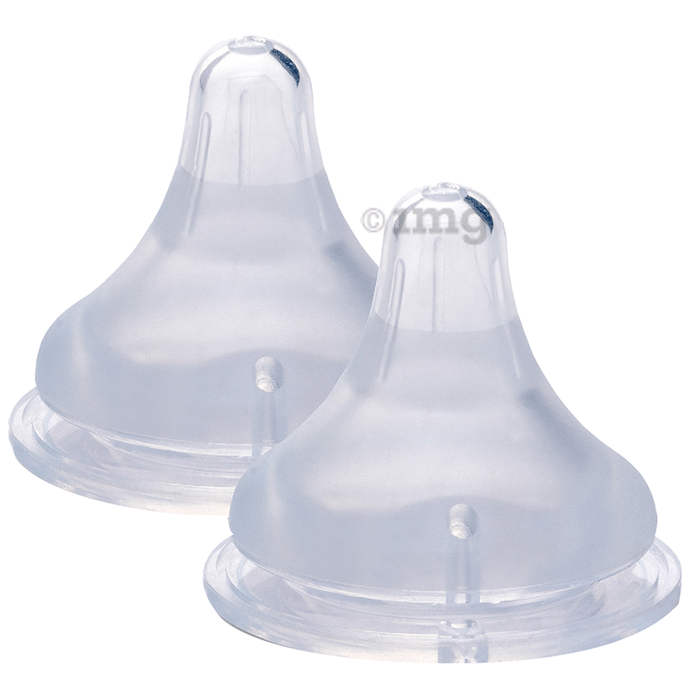 Vega Baby & Mom 0+ Month Baby Nipple Small Wide Neck