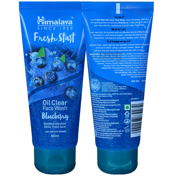 Himalaya Personal Care Fresh Start Oil Clear Blueberry Face Wash
