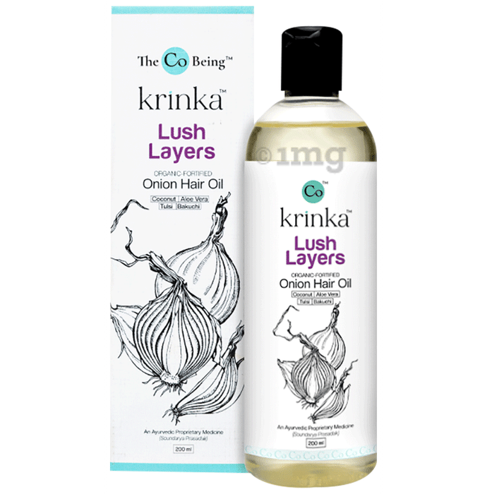 The Co Being Lush Layers Organic-Fortified Onion Hair Oil (200ml Each)