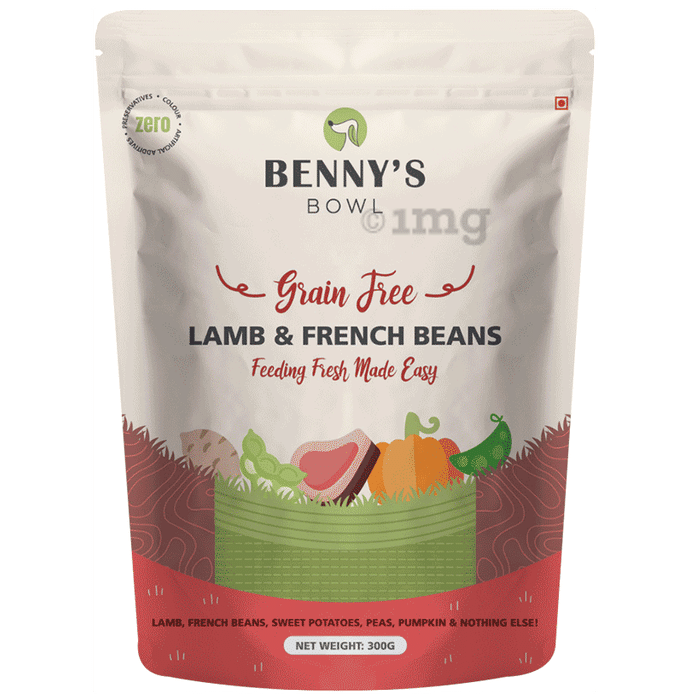 Bennys Bowl Lamb and French Beans(300gm Each)