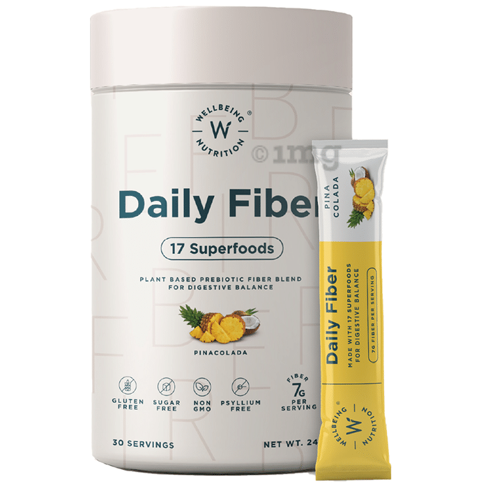 Wellbeing Nutrition Daily Fiber Sachet (7gm Each) Pina Colada