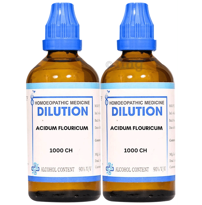 LDD Bioscience Acidum Flouricum Dilution (100ml Each) 1000 CH