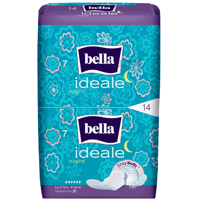 Bella Ideale Night StaySofti Sanitary Napkin Ultra Thin