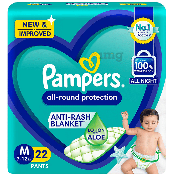 Pampers All-Round Protection Anti Rash Blanket Medium