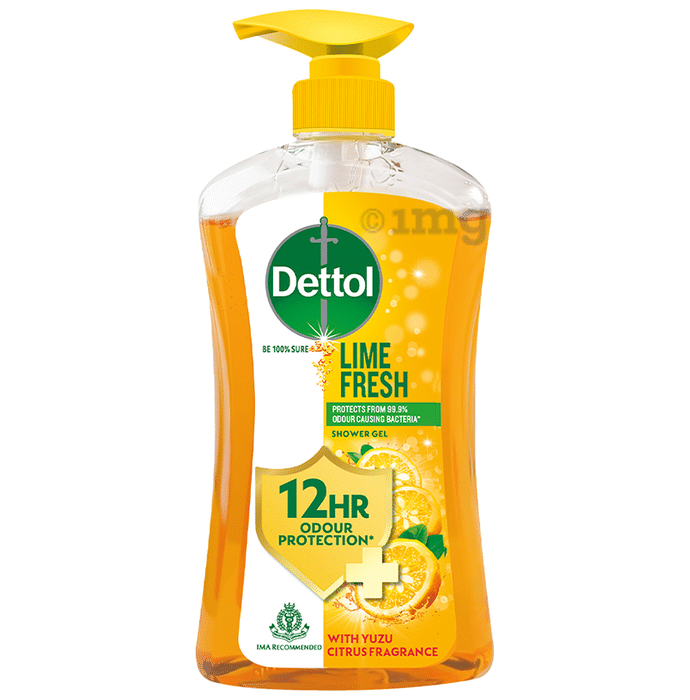 Dettol Bodywash & Shower Gel | pH Balanced & Soap Free Lime Fresh