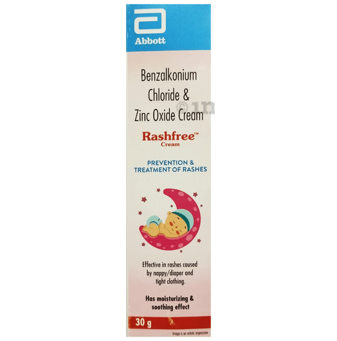 Rashfree Cream | Effective for Rashes Caused by Nappy/Diaper & Tight Clothing
