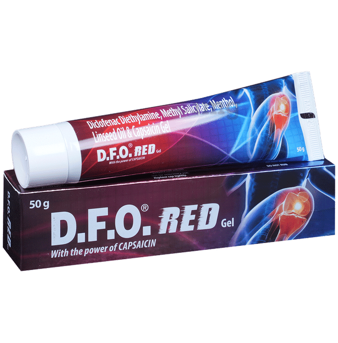 D.F.O. Red Pain Relief Gel with Capsaicin