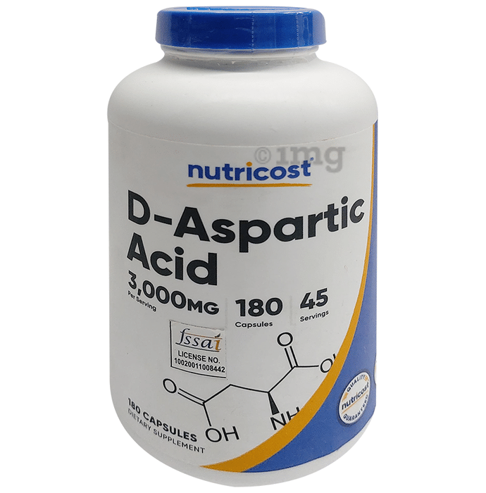 Nutricost D-Aspartic Acid 3000mg Capsule
