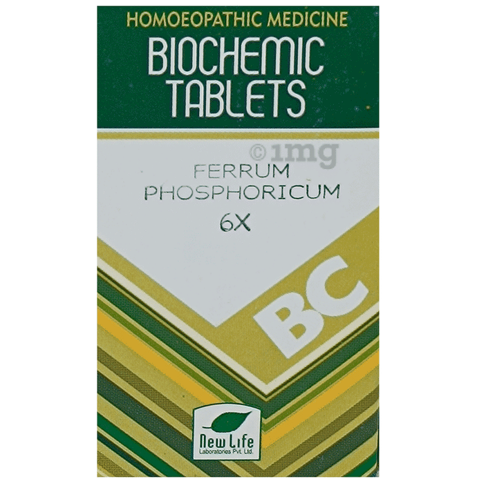 New Life Ferrum Phosphoricum Biochemic Tablet 6X