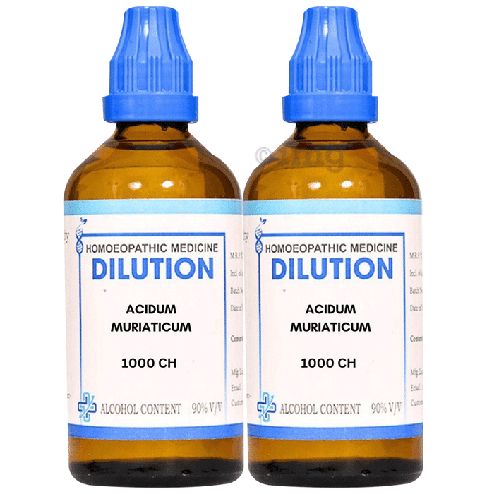 LDD Bioscience Acidum Muriaticum Dilution (100ml Each) 1000 CH