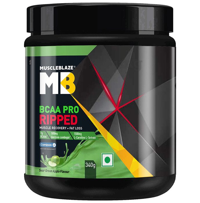 MuscleBlaze MB BCAA Pro Ripped Sour Green Apple
