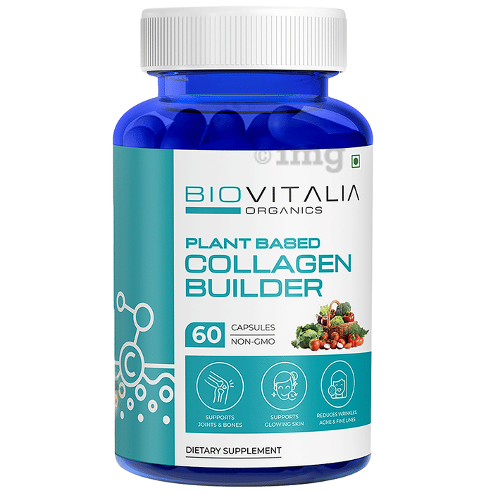 Biovitalia Organics  Plant Based Collagen Builder 1000mg Capsule