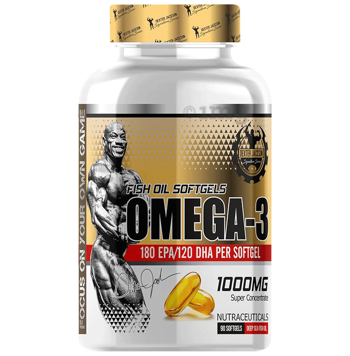 Dexter Jackson Omega-3 Soft Gelatin Capsule