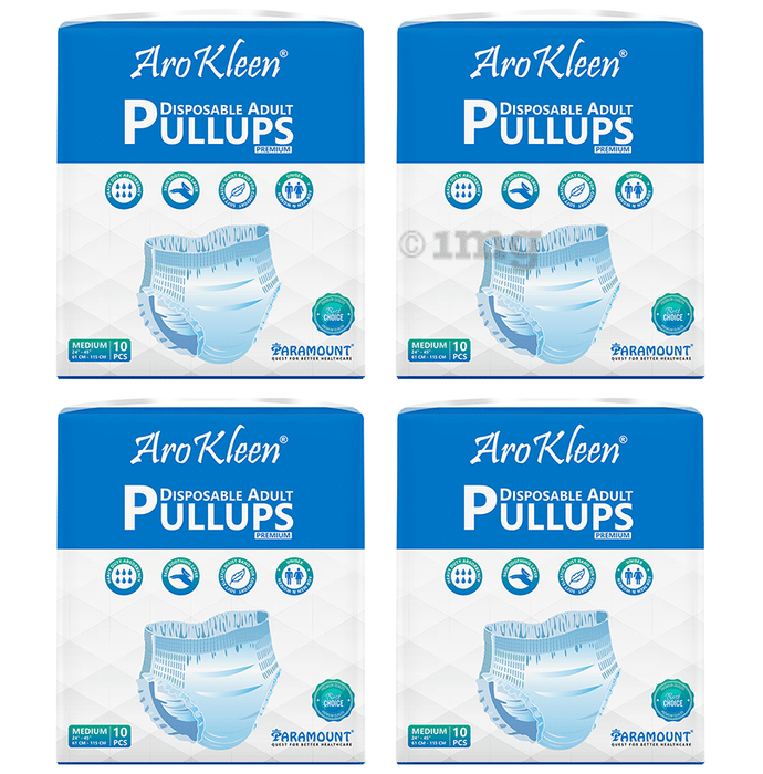 Arokleen Disposable Adult Pullups Diaper (10 Each) Medium