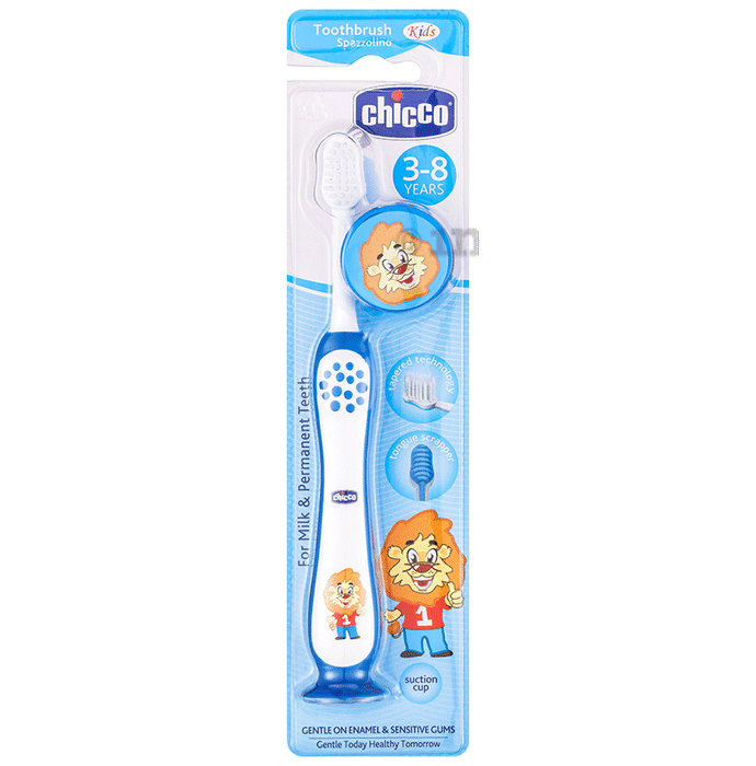 Chicco Toothbrush For 3-8 Years Blue