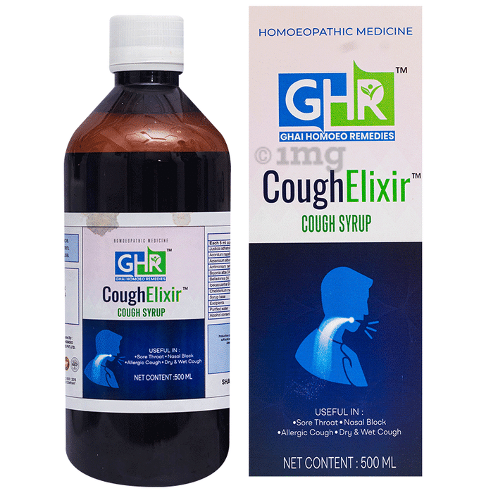 Ghai Homoeo Remedies Cough Elixir