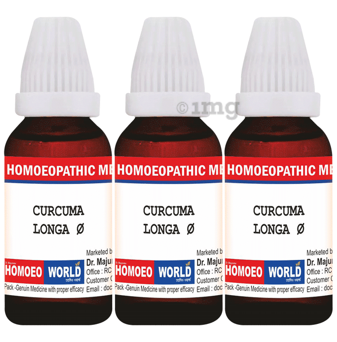 Dr. Majumder Homeo World Curcuma Longa Mother Tincture (30ml Each) Q