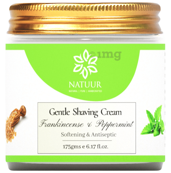Natuur Gentle Shaving Cream Frankincense & Peppermint