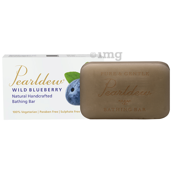 Pearldew Wild Blueberry Natural Handcrafted Bathing Bar (75gm Each)