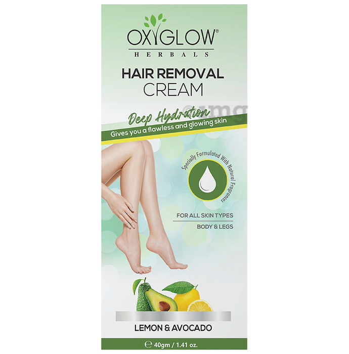 Oxyglow Herbals Hair Removal Cream Lemon & Avocado